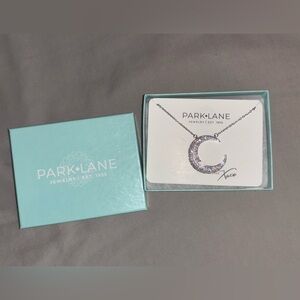 Park Lane Silver Crescent Necklace